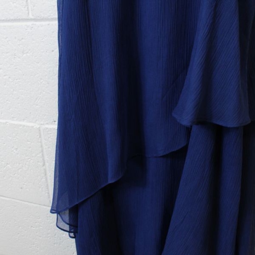 BCBGMaxAzria | "Ink" Colored Sleeveless Silk Dress - Picture 5 of 6